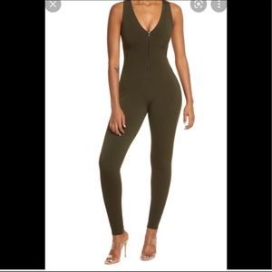 Naked Wardrobe Olive Jumpsuit